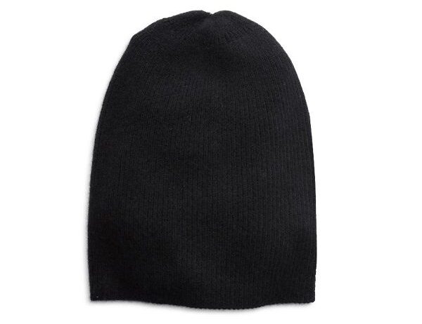 halogen ribbed casmere beanie